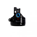 Rockshox Sidluxe Ano 3P Remote Out Dämpfer-Eyelet mit Bedienelementen, schwarz, blauem Ring, 4mm.
