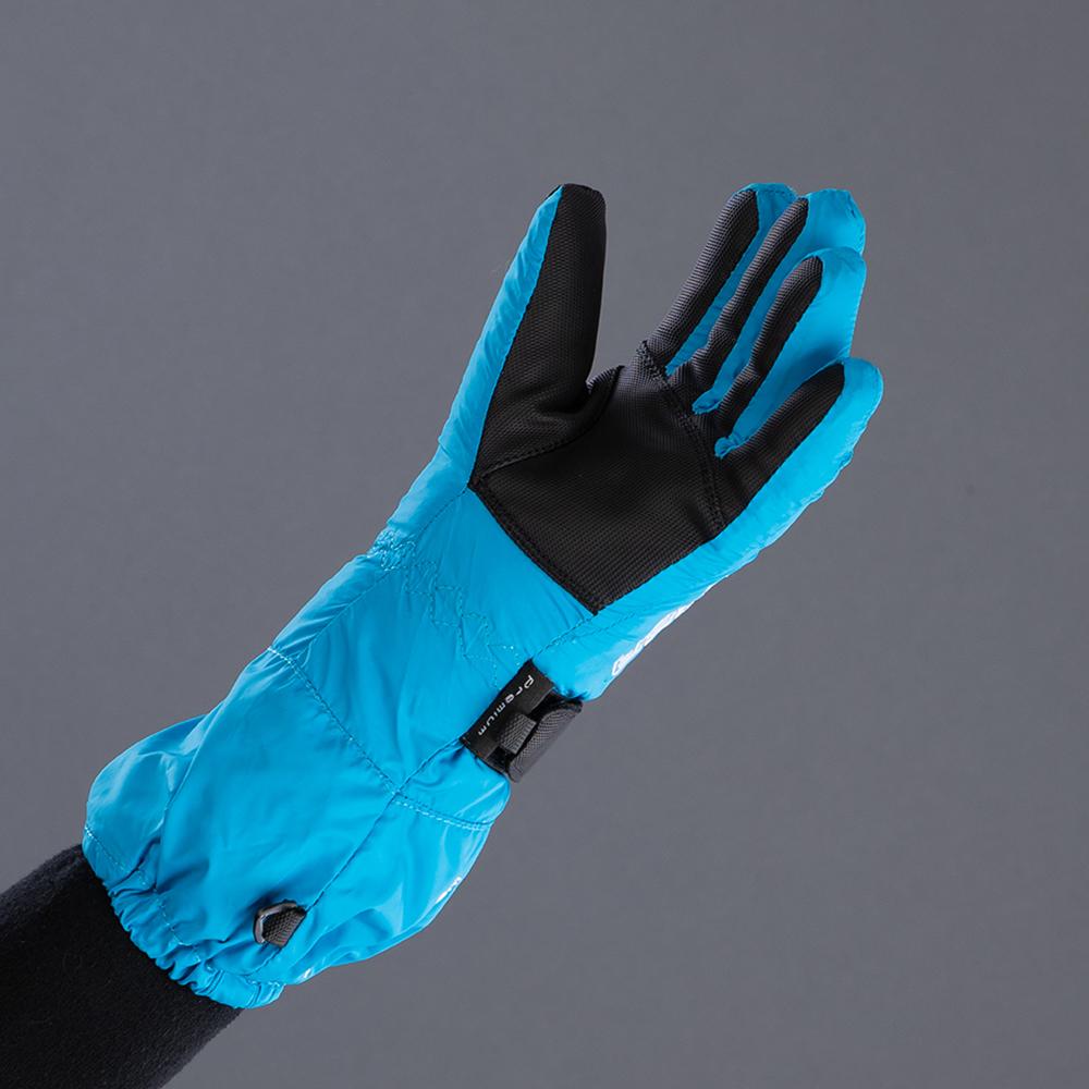 CHIBA Kids Allround Finger - Kinder-Winterhandschuhe, wasserdicht, winddicht, atmungsaktiv, Größe 6, aqua