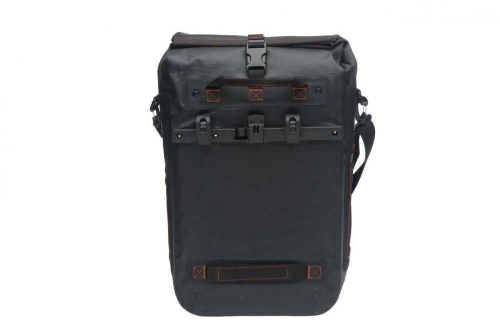 New Looxs Radtasche Varo Single Black 20L Black - wasserdichte Gepäckträgertasche