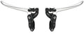 Silbernes Tektro FL 750 3-Finger Bremshebel-Set aus Aluminium für 22,2mm Lenker, Cantilever & Caliper Bremsen.