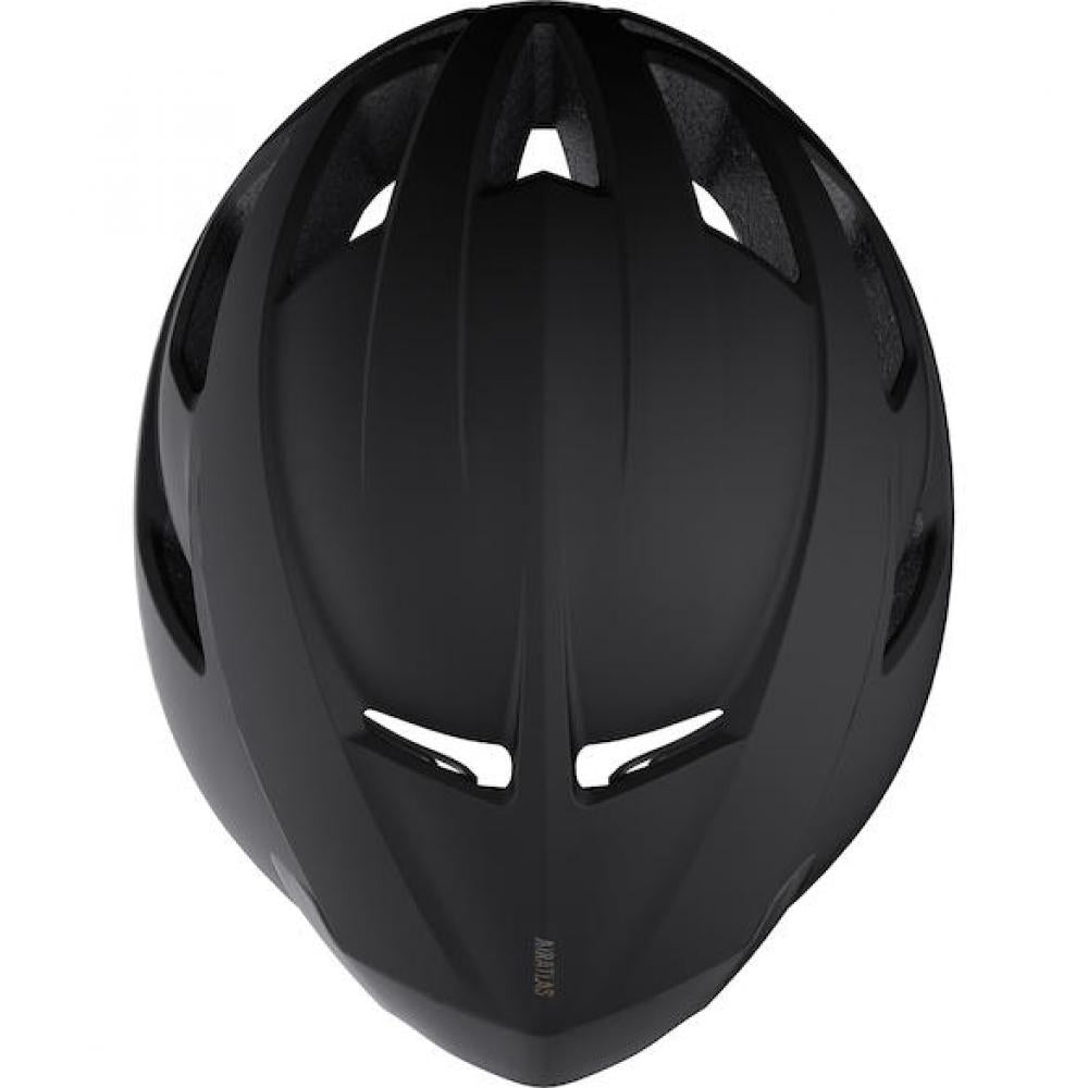 Limar Air Atlas Iridescent Matt Black L Schwarz - aerodynamischer Rennradhelm mit Top-Belüftung