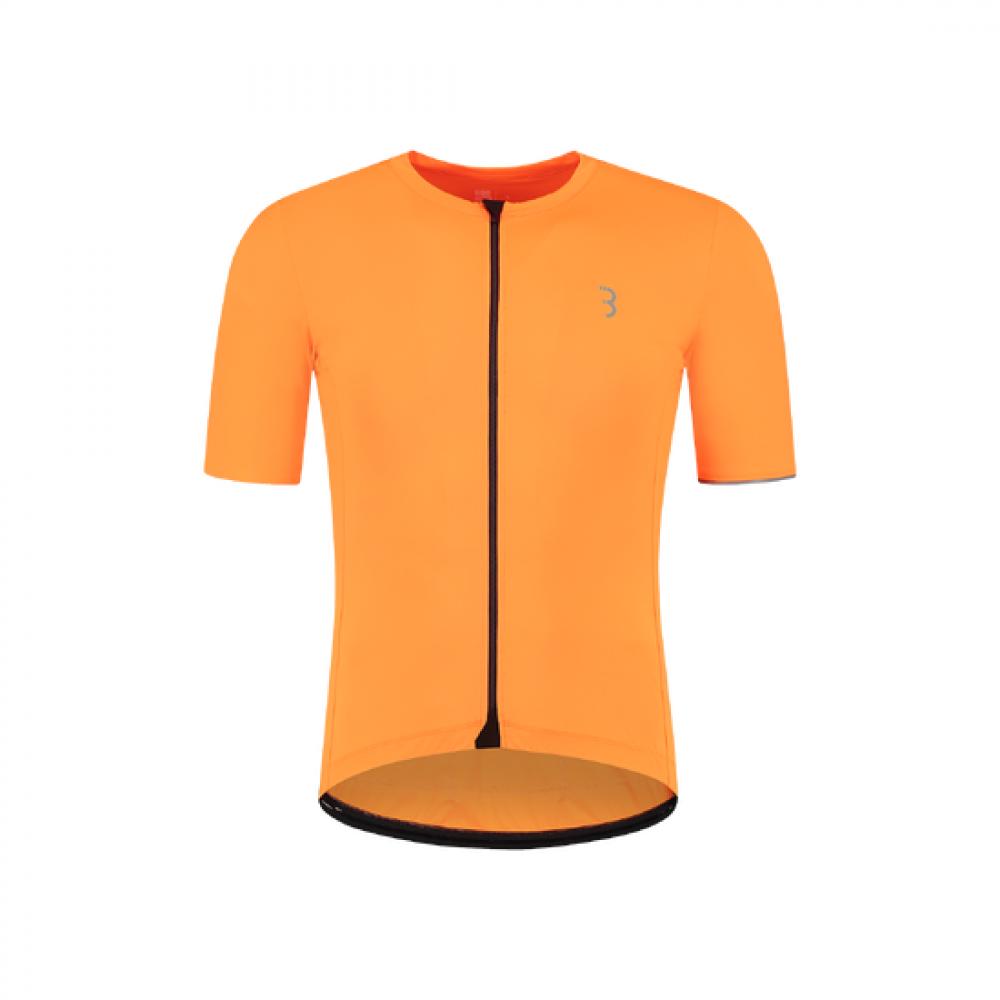 BBB Cycling Trikot Essence (male) S neon - atmungsaktives Rennrad-Trikot für Training & Tour