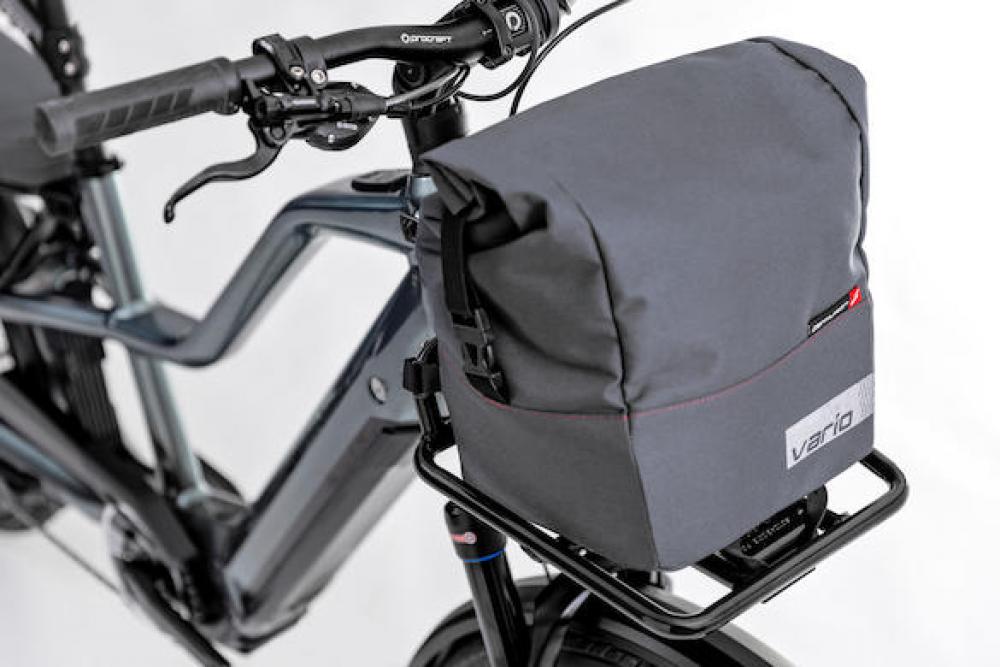Centurion Cargo-Tasche für Frontgepäckträger Vario Grau - clevere Transportlösung