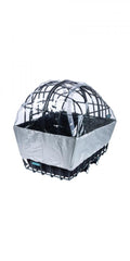 Around Regenhaube Hundefahrradkorb Luna für Vorderradkorb, wasserabweisend, idealer Schutz bei Regen, passend für Hundefahrradkorb Modell 10064.