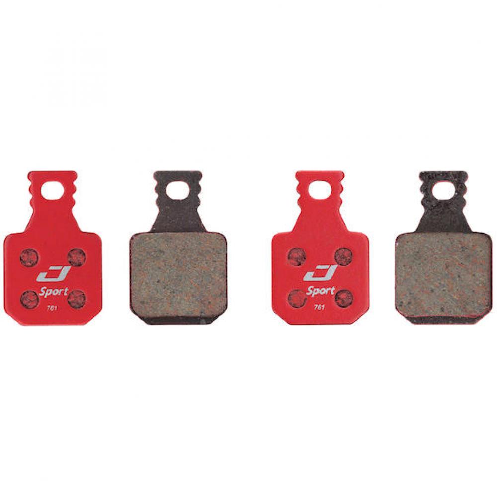 Jagwire Disc Sport Semi-Metallic Bremsbeläge Rot - Werkstattqualität für Mountainbikes