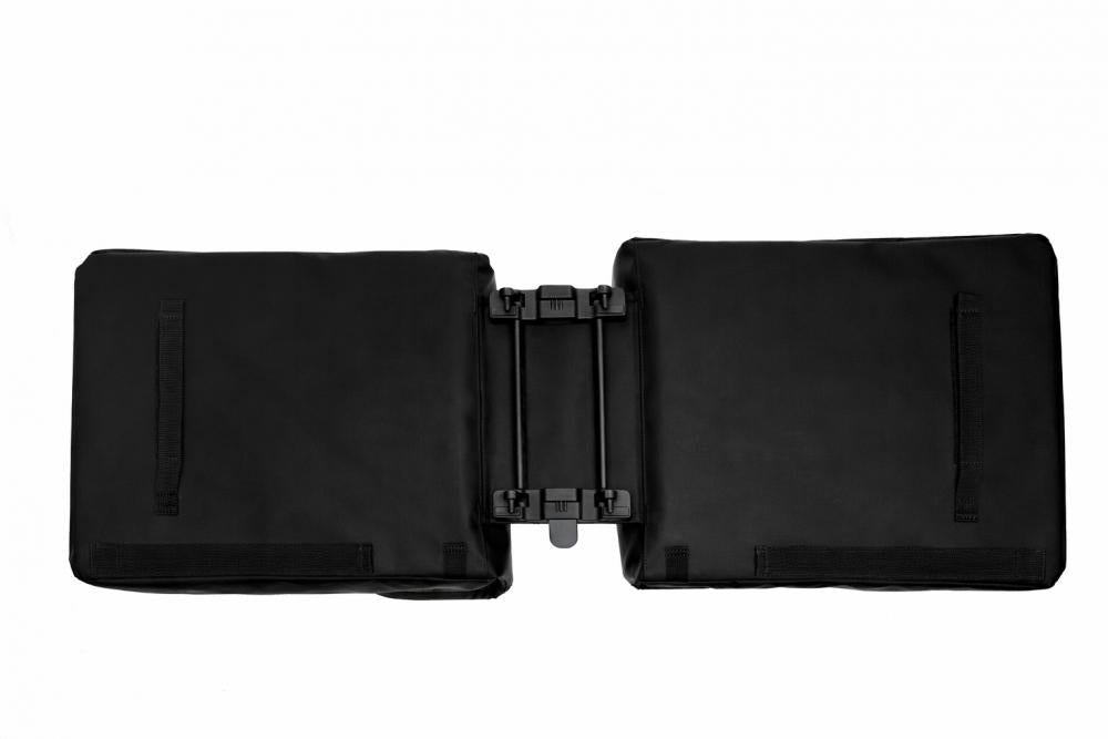 New Looxs Doppelpacktasche Nova Double Racktime 2.0 2 x ca. 15-20 l Black - sportliche Gepäckträgertasche
