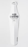 Ass Savers ASR-1 Regular Spritzschutz Heck weiß Leichter und flexibler Steck-Spritzschutz für das Hinterrad, ideal für Rennräder und Gravelbikes, einfache Montage ohne Werkzeug