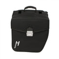 Haberland Doppeltasche 31l Pur schwarz - robuste Gepäckträgertasche mit viel Stauraum