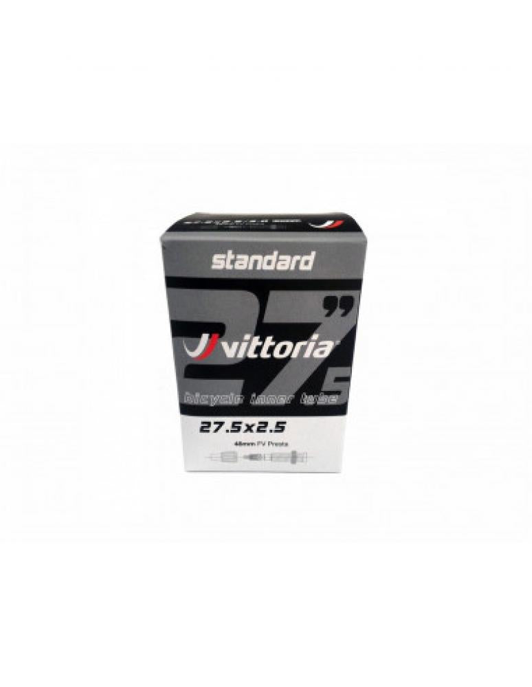 Vittoria Schlauch Standard 27.5x1.95/2.50 AV Schrader 27 - robuster MTB-Fahrradschlauch