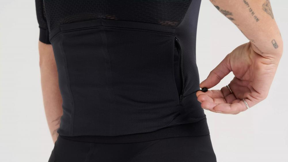 PRIME LT JERSEY SS WMN BLK M - Leichtes Damen Kurzarm Trikot Schwarz Größe M