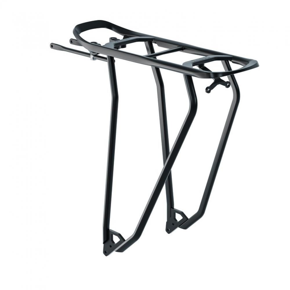 Schwarzer Racktime STANDIT 2.0 29 Zoll Fahrrad-Gepäckträger.