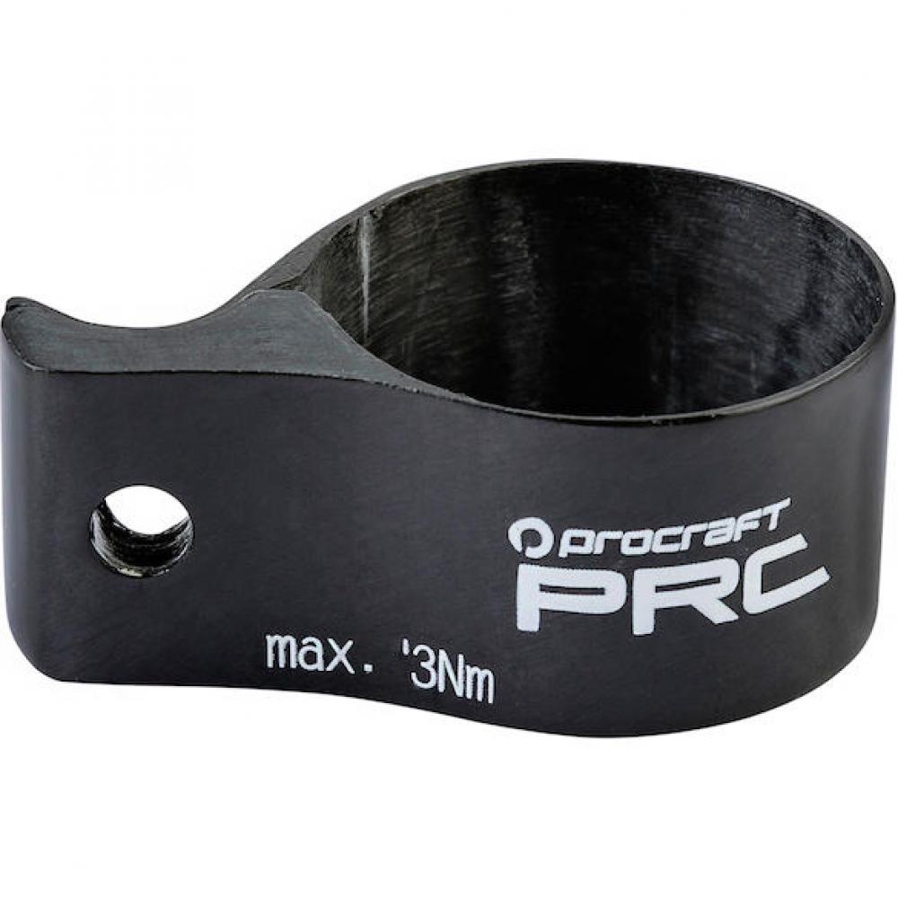 Procraft Umwerferschelle PRC CFD1 Ø 34.9 mm carbon - edler Adapter für Anlötumwerfer