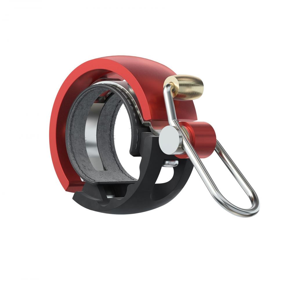 Knog Fahrradklingel Oi Luxe klein 22.2mm schwarz rot