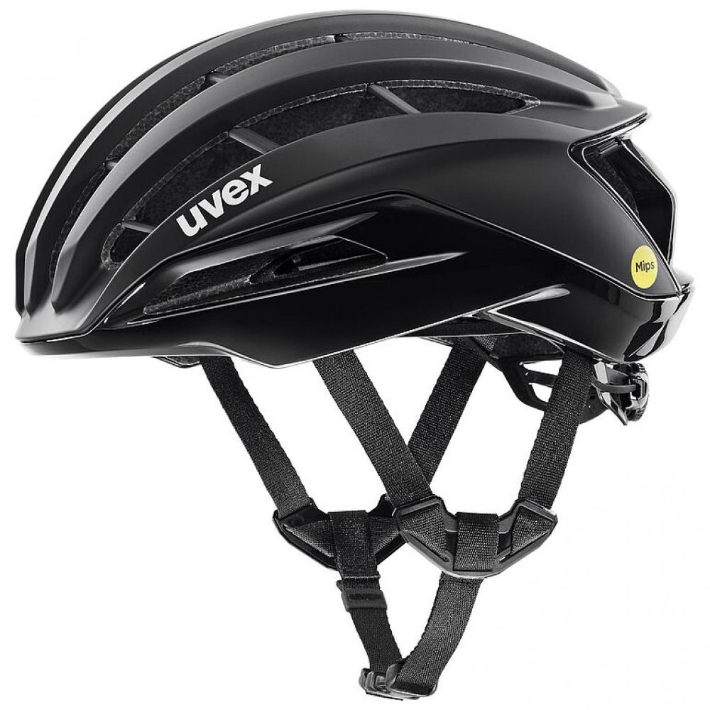 uvex surge aero MIPS Rennradhelm, black matt, 59-61cm, mit Aero-Cover für Top-Aerodynamik, MIPS Air Node, 3D IAS, Brillengarage, leicht & sicher, Pro-Level