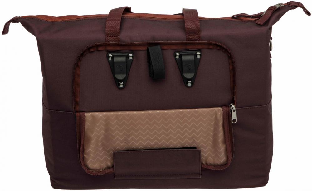 New Looxs Radtasche Osolo Tendo Burgundy/Rust 15 Zoll Burgundy - multifunktionale Fahrrad- und Laptoptasche
