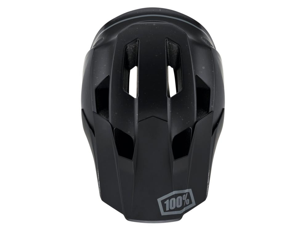 100% Trajecta helmet w/Fidlock L black - leichter Fullface-Helm mit maximalem Schutz