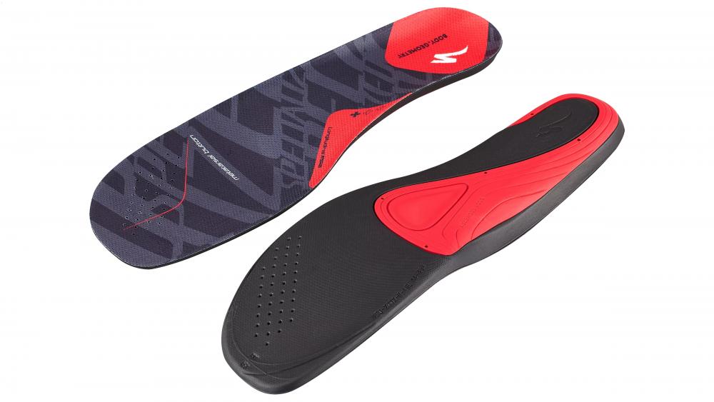 Specialized Body Geometry SL Footbed Gen 2 RED Einlegesohlen Gr. 48-49 - Ergonomische Bike-Einlagen - BG FITTING