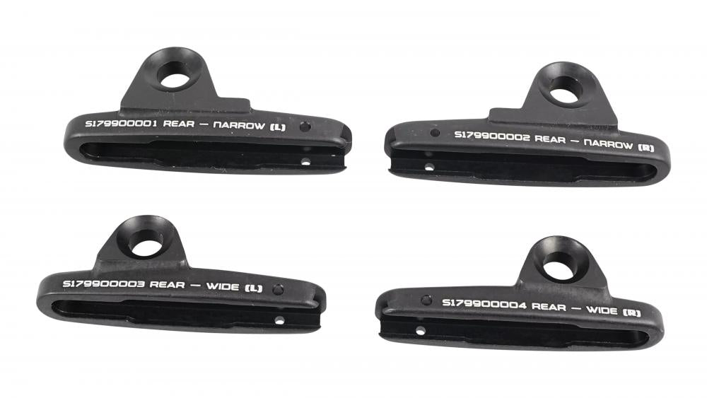 Specialized Venge Vias Hinterrad-Felgenbremse MY16-17 - Bremsbelag-Halter Set für schmale & breite Felgen (V2) - Bremsbelaege