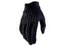 100% Geomatic Gloves S Black/Charcoal - komfortabler MTB-Handschuh mit Top-Grip