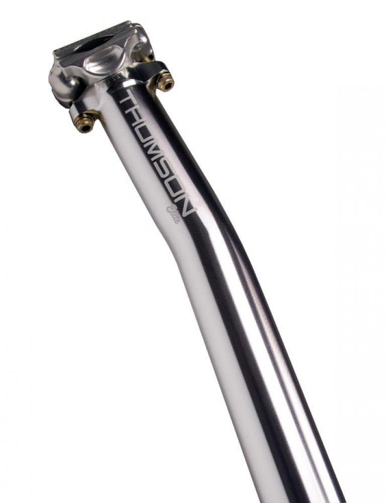 Thomson Elite Patentsattelstütze silber 27,2mm 330mm 16mm Versatz.