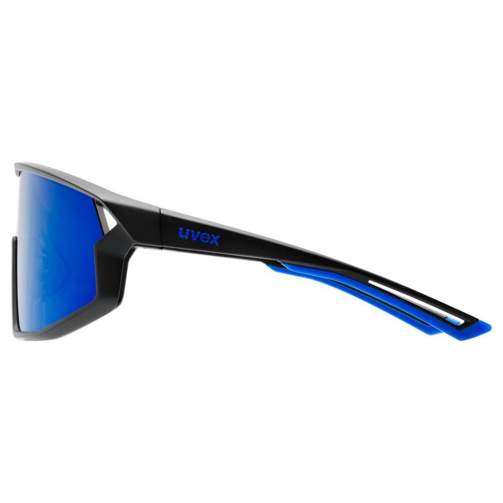 uvex Skyryse Black Matt - Mirror Blue Sportbrille, Einheitsgröße