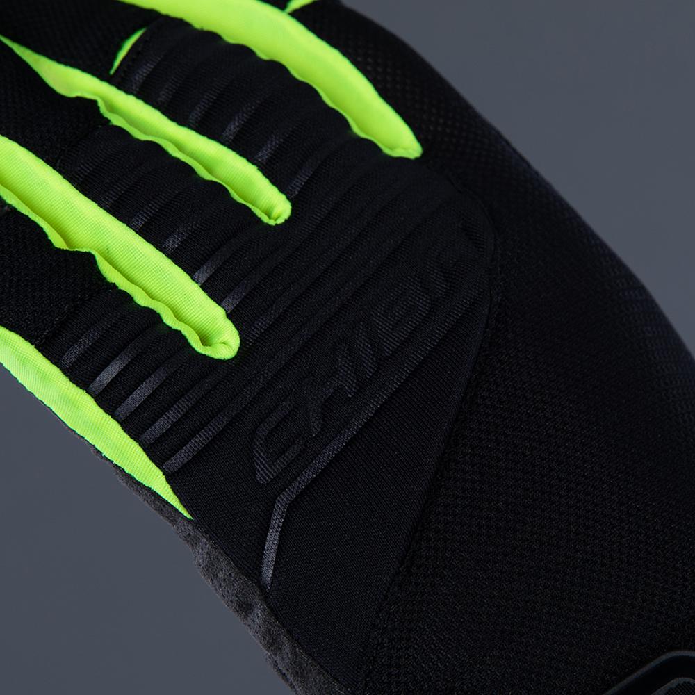 CHIBA Blade - Radhandschuhe S schwarz/neongelb, atmungsaktiv mit Touchfunktion