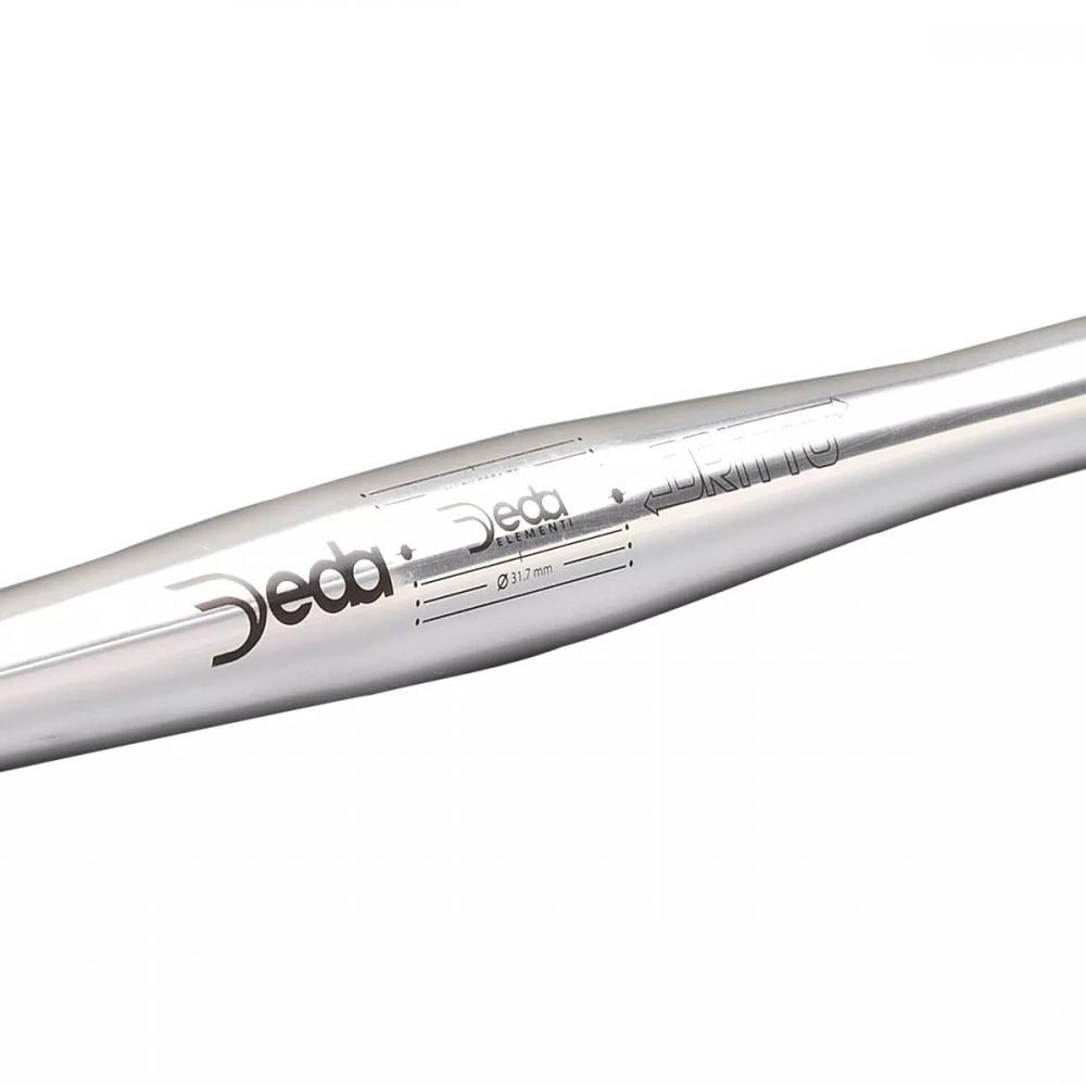 Deda Elementi Lenker Fixie Dritto 50 Zentimeter silber polish - Urban- und Singlespeed-Lenker aus 6061 Aluminium, 26,0 Millimeter Klemmung