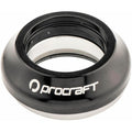 Procraft Steuersatz FIO 1 1/8" Schwarz - integrierter Ahead-Steuersatz für präzises Lenkverhalten