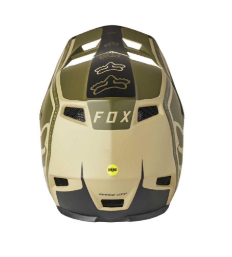 FOX Helm RAMPAGE COMP CALI CE CPSC Full Face Schutz Helm beige XL