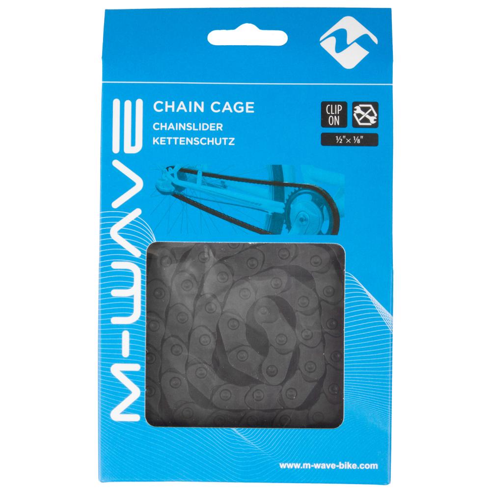 M-Wave Ketten- und Hosenschutz Chain Cage schwarz, für 1/2"x1/8" Ketten
