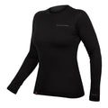 Endura Damen BaaBaa Blend Baselayer langarm schwarz S - Funktionsunterhemd mit Merinowolle, atmungsaktiv, schnelltrocknend, geruchshemmend, natürliche Isolierung
