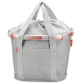KLICKfix Bikebasket Reisenthel twist sky rose - Fahrradkorb 28x26x35 cm mit Adapter - Fahrradtasche