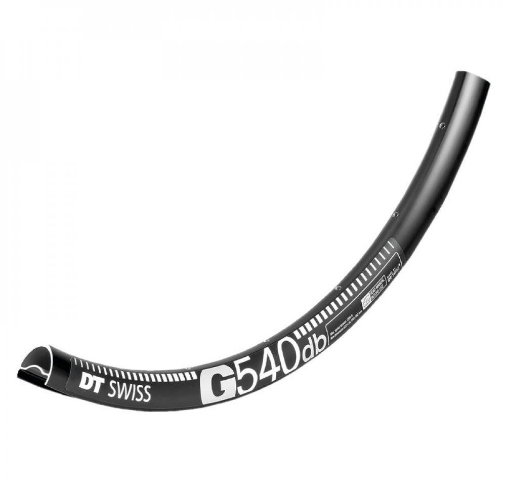 DT Swiss Felge G 540 Disc 28"/700C 32 Loch Schwarz - robuste Gravel- und Trekking-Lösung