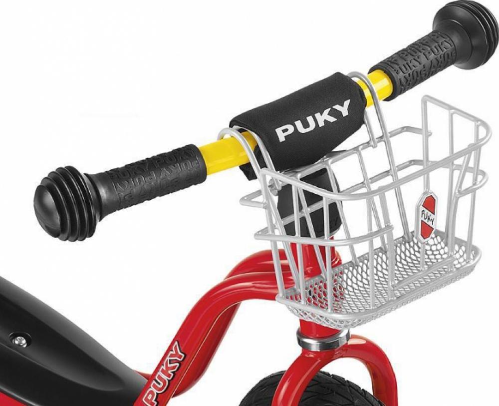 PUKY LKL kleiner Fahrradkorb für Laufrad Lenkerkorb silber, robust, leicht & kindgerecht