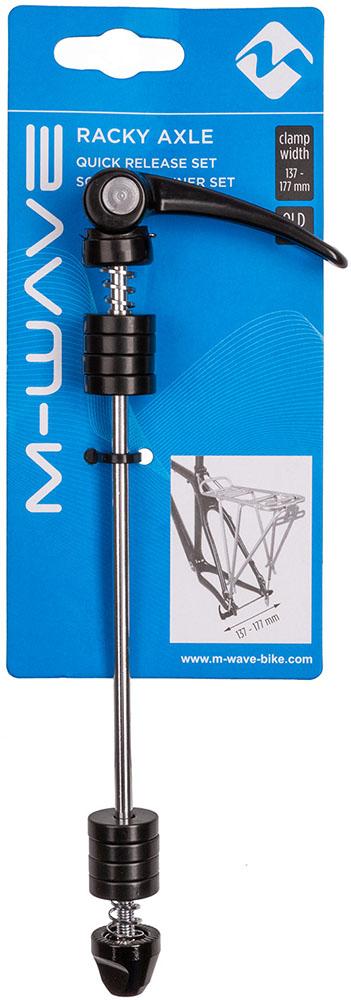 M-Wave Schnellspanner HR 130 mm schwarz - leichter & sicherer Hinterradverschluss