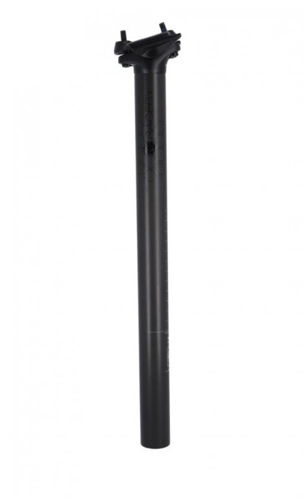 XLC Raceby Carbon Sattelstütze schwarz 30,9mm Durchmesser 350mm Länge, mit Messskala.