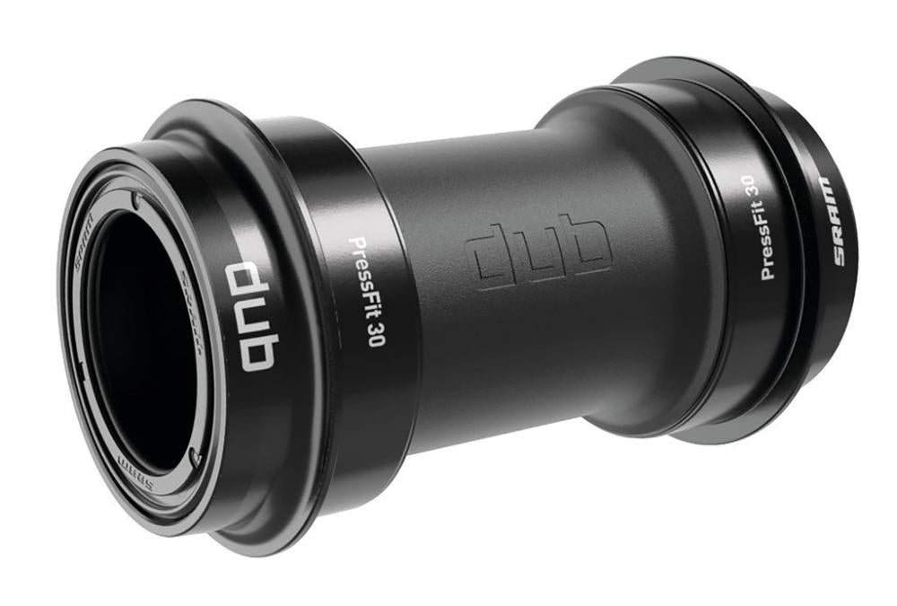 SRAM DUB PressFit 30 Innenlager 68/73mm für Fahrräder - Schwarz, für steife Kraftübertragung.