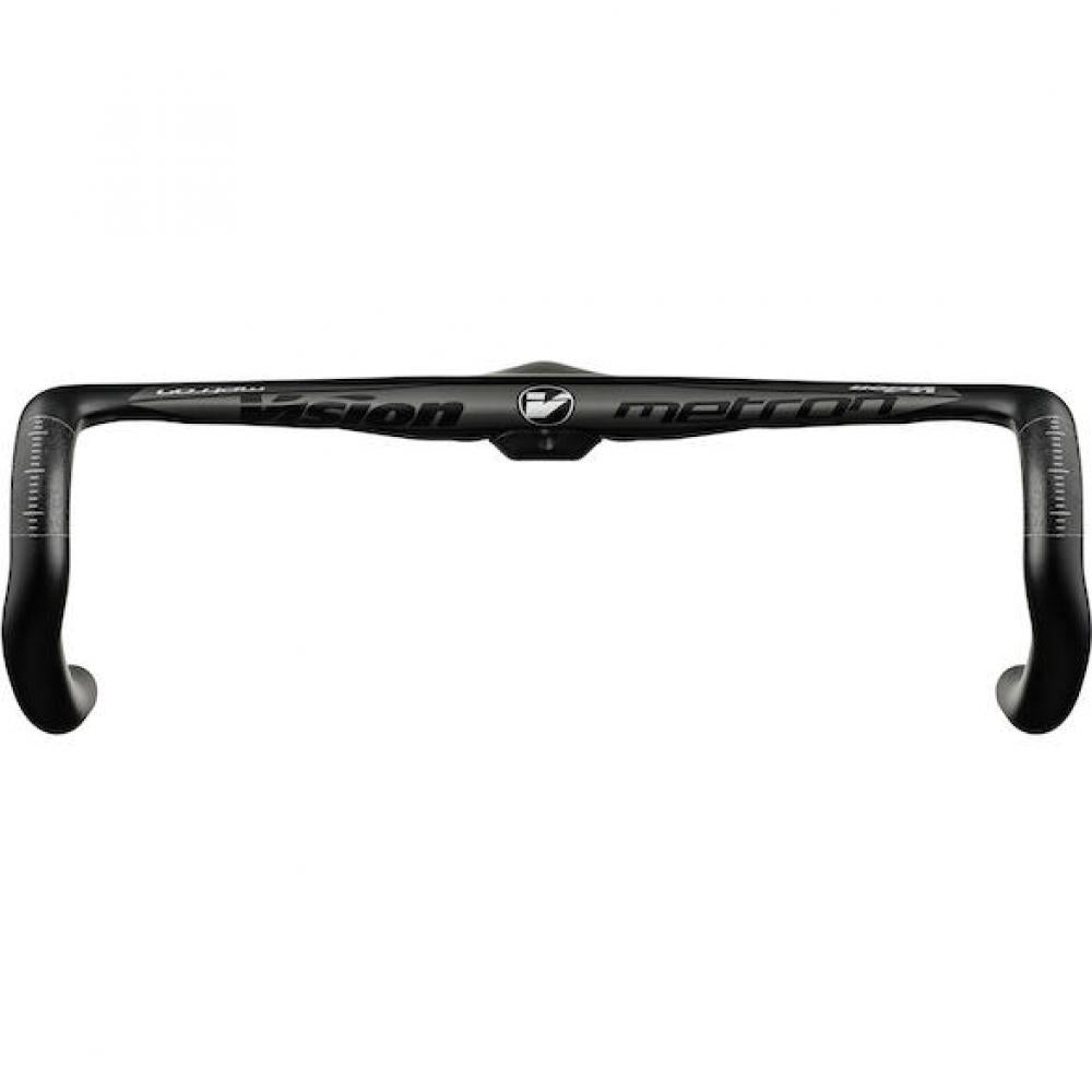 Vision Lenker Metron 5D Super Compact 80 x 360 mm Schwarz - integrierter Aero-Carbonlenker