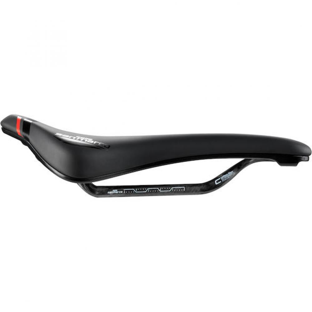 Selle San Marco Sattel Ground Carbon FX 155 x 255 mm Schwarz - leichter MTB-Performance-Sattel