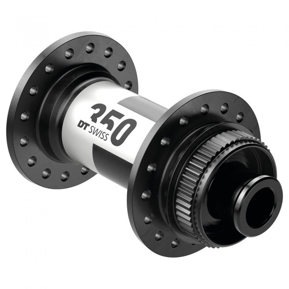 DT Swiss Nabe Road VR 350 Classic 24 Loch Schwarz - zuverlässige Centerlock-Vorderradnabe