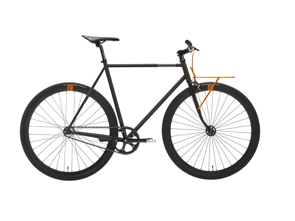 Creme Cycles Vinyl LTD Singlespeed Fahrrad Stahlrahmen 55 XBlack - Klassisches Urban Bike mit Fixed Gear
