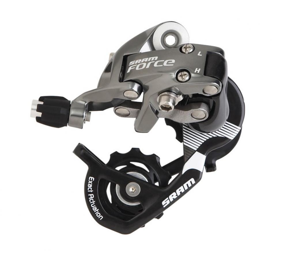 SRAM Schaltwerk Force kurzer Käfig - 10-fach Road, Exact Actuation, kompatibel zu RED/Force/Rival
