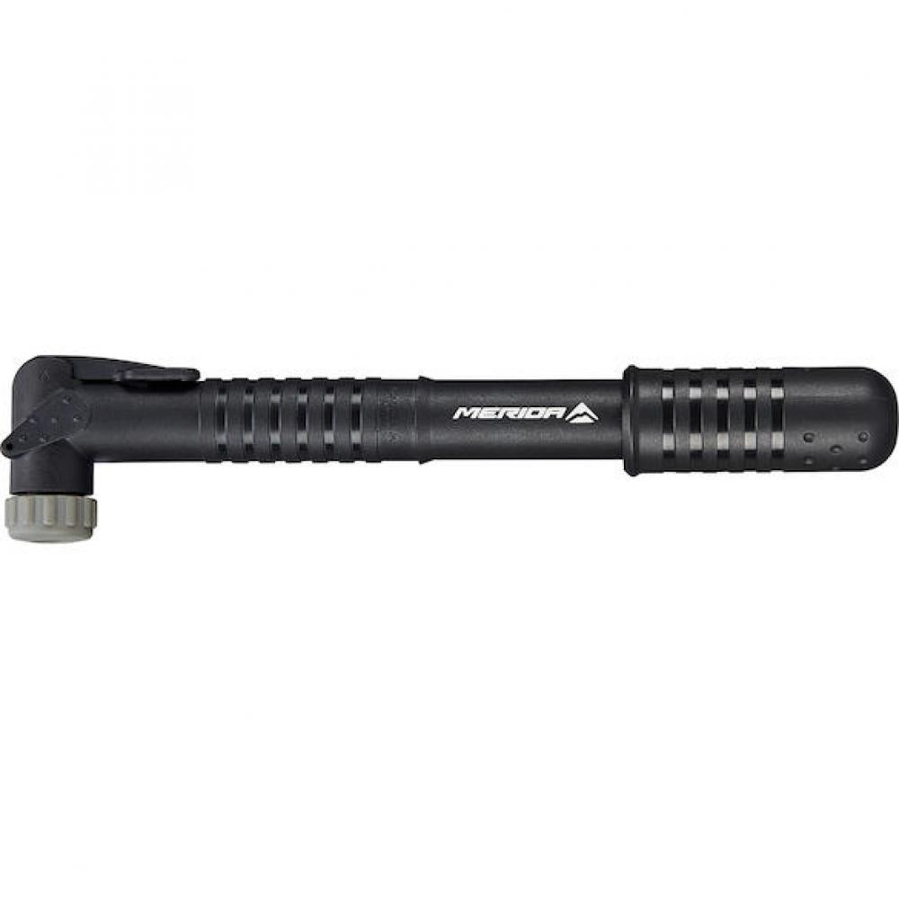 Merida Pumpe Mini BASIC 20 cm Schwarz - kompakte Teleskop-Mini-Pumpe