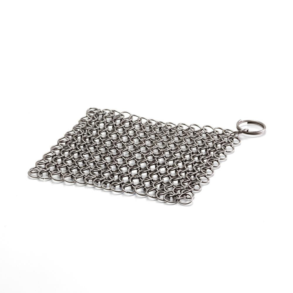 Petromax Ringreiniger XL Edelstahl 20x20 cm Perfekt für Guss- und Schmiedeeisen, schont die Patina, ideal für Dutch Oven, Pfannen und Grillroste, langlebig und rostfrei