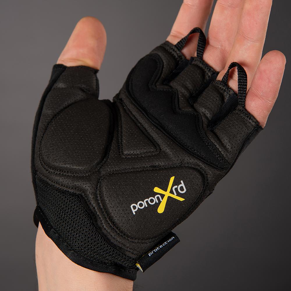 CHIBA Gel Comfort Radhandschuhe schwarz XL mit Gelpolsterung und Poron XRD Technologie für Schutz.