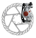 Avid BB5 Road mechanische Fahrrad-Scheibenbremse in Platin/Schwarz mit Bremsscheibe.