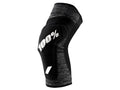 100% Ridecamp knee pads XL Grey Heather / Black - leichter MTB-Knieschoner mit hoher Atmungsaktivität
