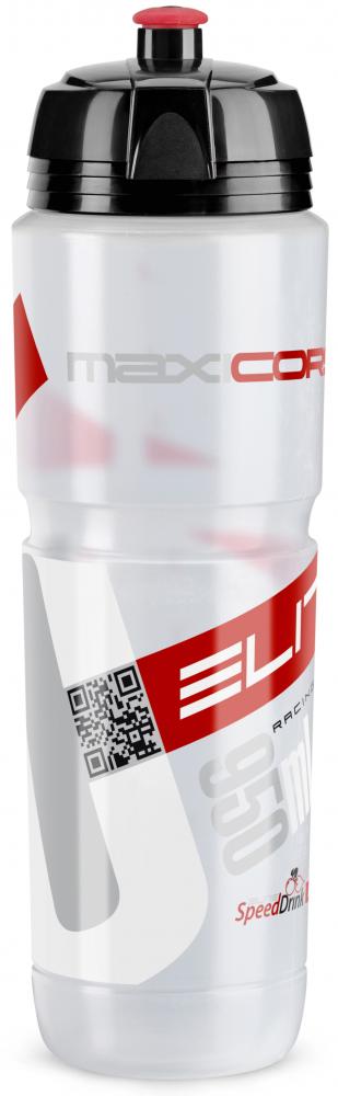ELITE Trinkflasche Corsa Classic Clear 950 ml - große, BPA-freie Squeeze-Flasche