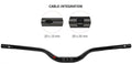 Humpert/Ergotec Riser Bar 50 I MTB-Lenker - Aluminium 35 - 0 mm Klemmung Schwarz - 31.8 mm