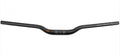Schwarzer ergotec Ergo plus XXL Fahrradlenker aus Aluminium, 700mm breit, 16° Backsweep, 31.8mm Klemmung.